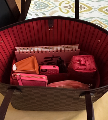 Review of LEXSION Felt Insert Bag Organizer Bag In Bag For Handbag Purse