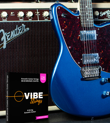 Review of VIBE Strings 80/20 Bronze Acoustic Guitar Strings