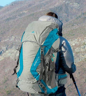 Review of TOFINE 60L External Frame Hiking Backpack with Rainfly Waterproof Nylon Raincover