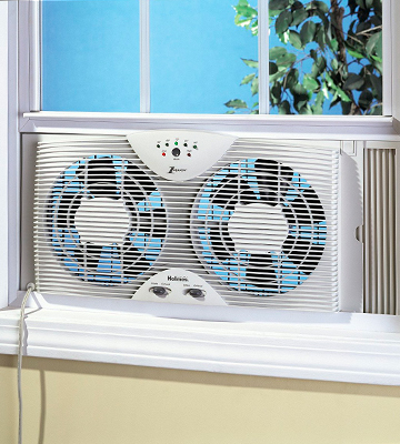 Review of Holmes HAWF2043 Dual Blade Window fan with One Touch Thermostat