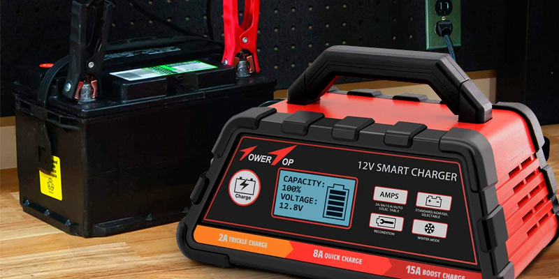 Review of TowerTop 2/8/15A 12V Smart Battery Charger for car