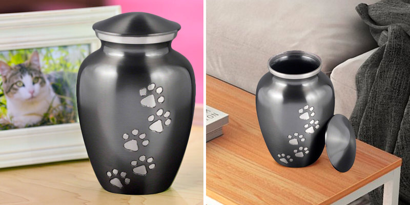 Review of Best Friend Services Ottillie Paws Series Pet Urn for Dogs and Cat Ashes