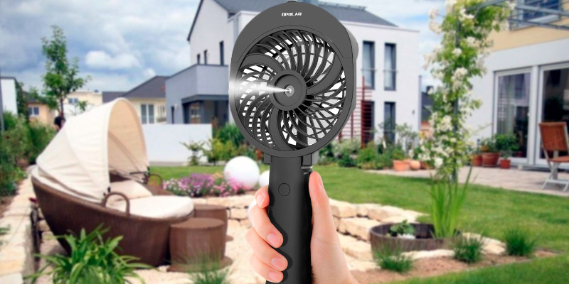 Review of OPOLAR Misting Handheld Fan Foldable