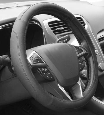 Review of SEG Direct B01GLMEK60 Black Microfiber Leather Auto Car Steering Wheel Cover