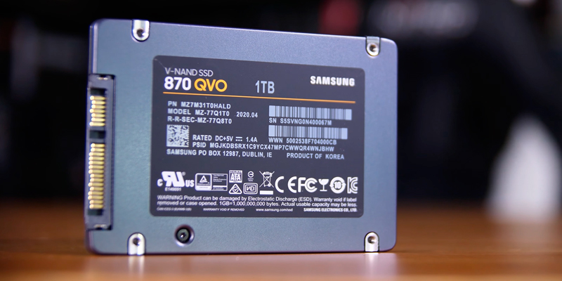 Samsung 870 EVO VNAND Solid State Drive in the use