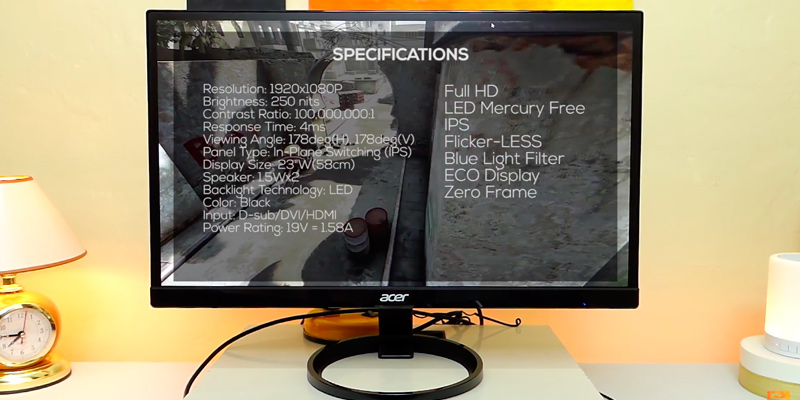 Review of Acer R271 bid Full HD IPS Monitor