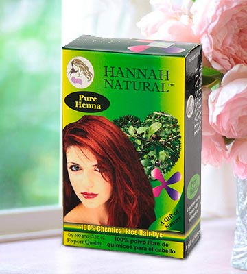 Review of Hannah Natural Pure Henn 100% chemical free all natural herbal henna