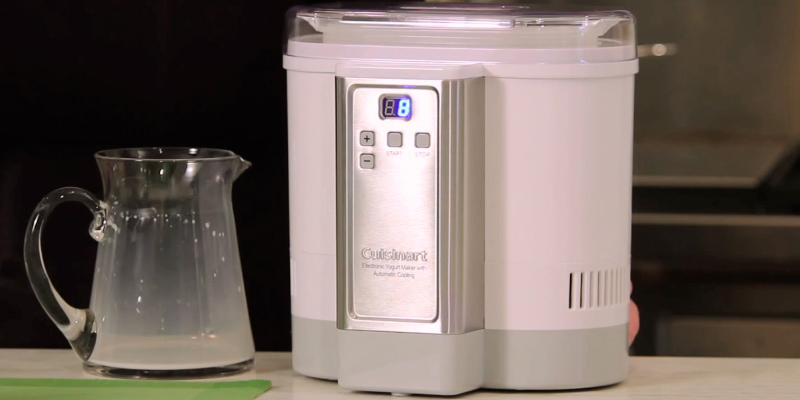 electronic yogurt maker with automatic cooling