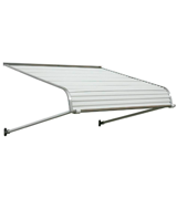 NuImage Awnings 48425 Series 2500 Aluminum Door Canopy with Support Arms
