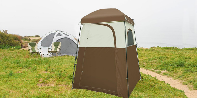 Review of KingCamp Oversize Outdoor Shower Privacy Shelter Tent