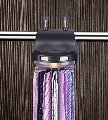 Review of Primode TR4-BK Motorized Tie Rack With LED Lights