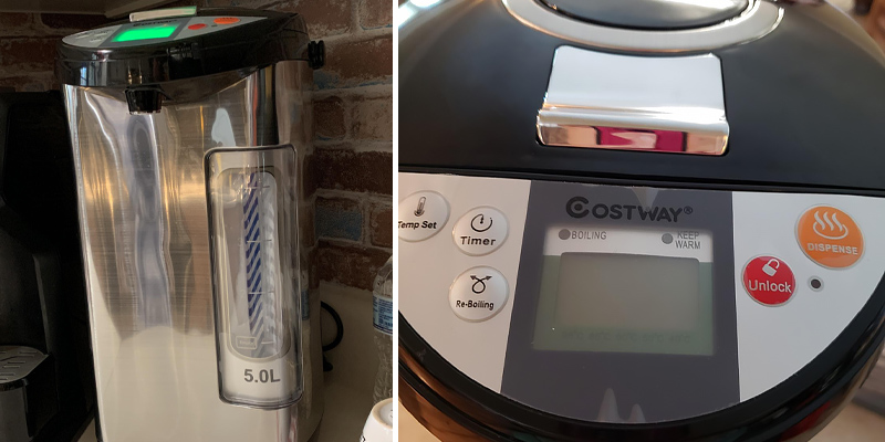 Costway 23417-CYPE Instant Electric Hot Water Boiler and Warmer in the use - Bestadvisor