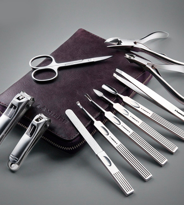 Review of FAMILIFE L01 11pcs Stainless Steel Manicure Set with Box