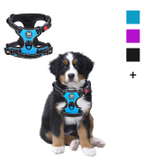 PoyPet Reflective Adjustable Soft Padded Dog Harness