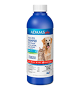 Adams Plus Flea & Tick Dog and Cat Shampoo with Precor