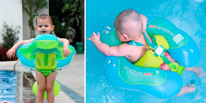 Review of Free Swimming Baby Waist Ring Inflatable Baby Swim Float