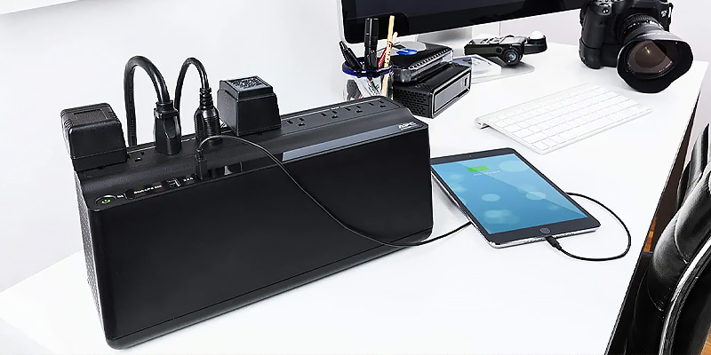 APC BE850G2 UPS Battery Backup and Surge Protector in the use