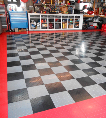 Review of Speedway Garage Tile 789453S25 Interlocking Garage Flooring 6 LOCK Diamond Tile (25 pack)