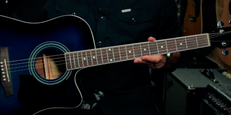 Review of Jameson Guitars 979 BLUE CSE Acoustic Electric Guitar