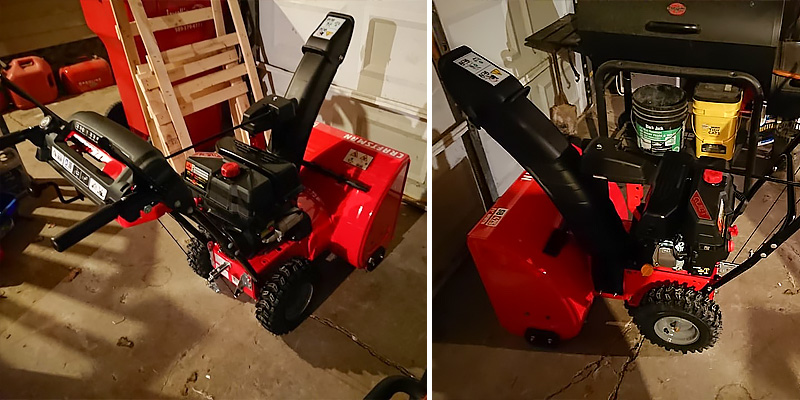 Craftsman 208cc Electric Start 24" Two Stage Gas Snow Blower in the use - Bestadvisor