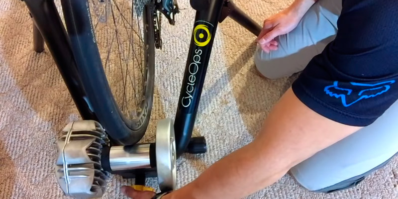 CycleOps Fluid2 Indoor Trainer in the use