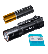 Fenix E12 v2 160 Lumen Compact 1xAA EDC Flashlight with LumenTac