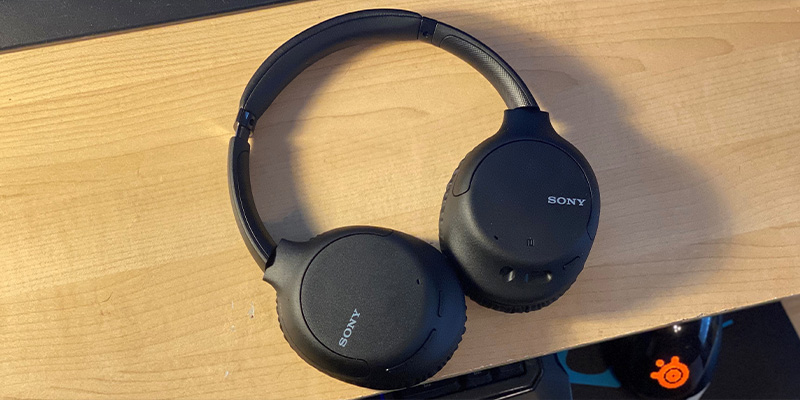 Sony WHCH710N Noise Cancelling Headphones in the use