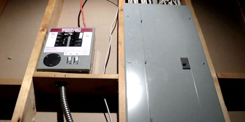 Generac 6376 Indoor Manual Transfer Switch in the use