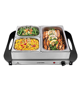 Chefman Electric Buffet Server + Warming Tray Electric Buffet Server, Warming Tray