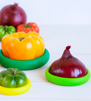 Review of Farberware Set of 8 Food Huggers Reusable Silicone Food Savers