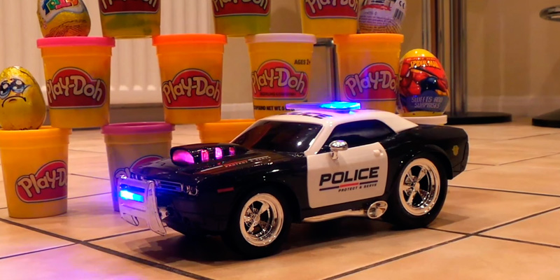 KidiRace Police Remote Control Car in the use