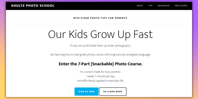Review of Shultz Photo School Kids Photo Courses