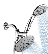 HotelSpa 6''/4'' Face Combo Ultra-Luxury Rainfall Shower-Head/Handheld Shower