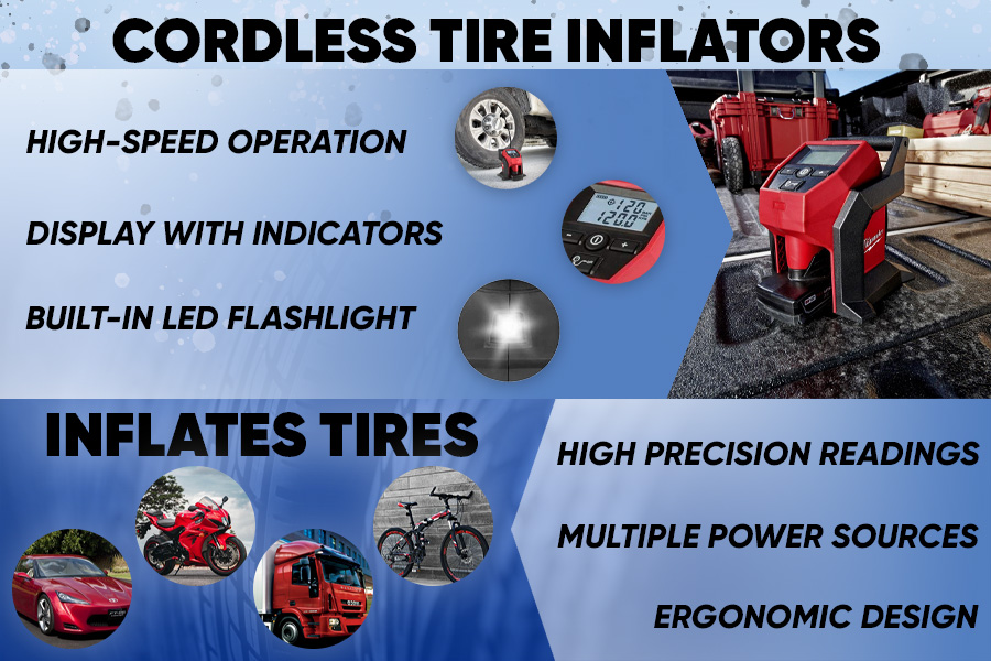 Comparison of Cordless Tire Inflators