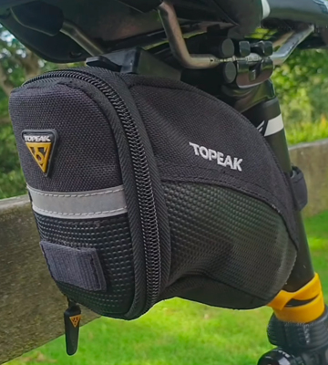 Review of Topeak Aero Wedge Velcro Pack Saddle Bag