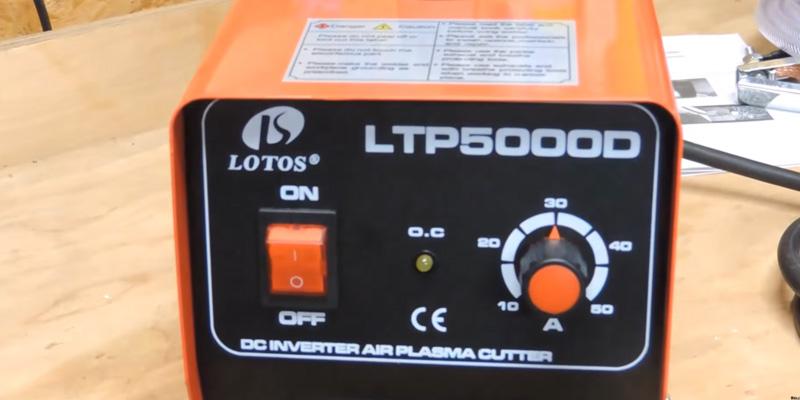 Lotos Technology LTP5000D Plasma Cutter in the use