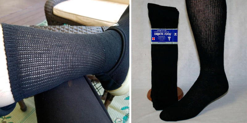 Review of USBingoshop Diabetic Socks Mens Crew Ankle Cotton
