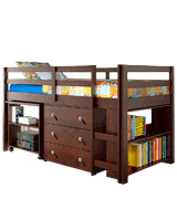DONCO KIDS 760-CP Low Study Loft Bed