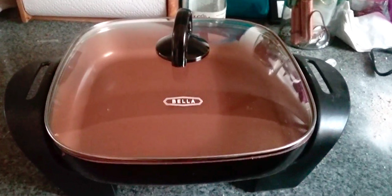 Review of BELLA 14607 Inch Electric Skillet with Copper Titanium Coating
