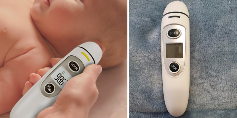 GoodBaby FC-IR00 Infrared Forehead and Ear Thermometer in the use