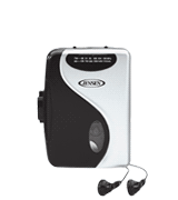 Jensen SCR-68C Stereo Cassette Player with AM/FM Radio
