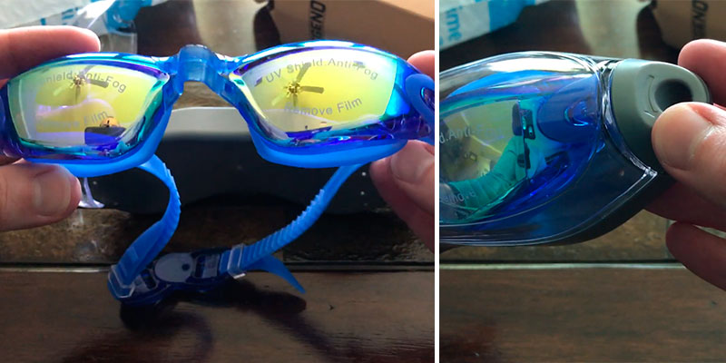 Review of Aegend 2360 Mirrored Lenses Swimming Goggles