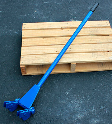 TUFFIOM 44-Inch Pallet Buster Tool with Extended Padded Handle - Bestadvisor