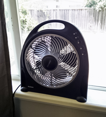 Review of Holmes HAPF624R-UC Remote Control Power Floor Fan with Rotating Grill