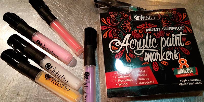 Review of Artistro Permanent Paint Markers for Glass painting