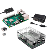 CanaKit Raspberry Pi 3 B+ Starter Kit with Premium Clear Case