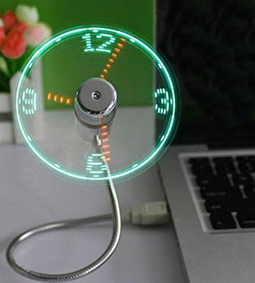 Review of Tenflyer LED USB Fan Clock