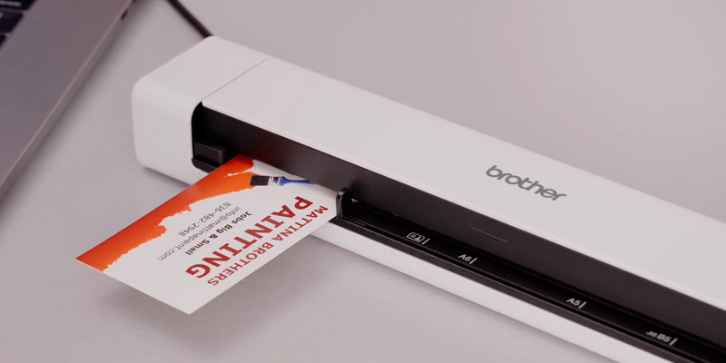 Brother DS-740D Duplex Compact Mobile Document Scanner in the use - Bestadvisor