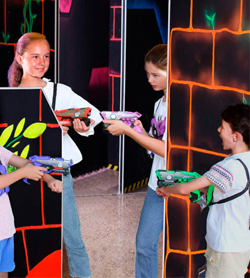 Review of TINOTEEN Infrared Laser Tag Guns Set with Vests