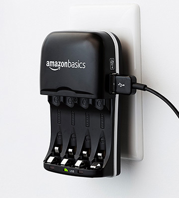 Review of AmazonBasics Battery Charger With USB Port